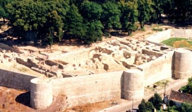 The fortified town of Binche