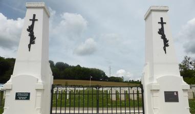 Der nationale Soldatenfriedhof Crouy