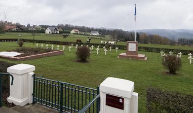 The "La Valette" national cemetery in Abreschviller