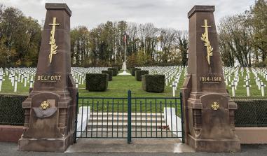 The Belfort national cemetery
