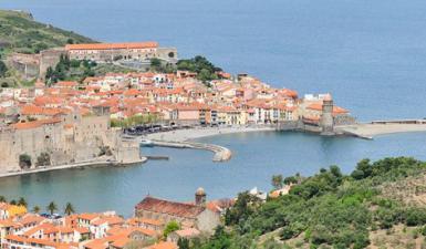 The fortified town of Port-Vendres