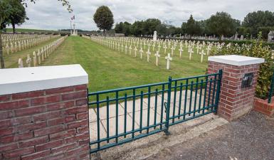 The Cerisy national cemetery