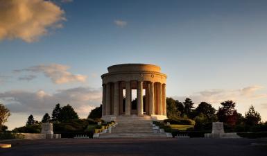 Amerikanisches Memorial auf der Anhöhe von Montsec