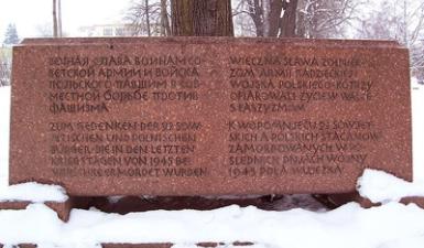 Monument aux prisonniers de guerre de Wuischke