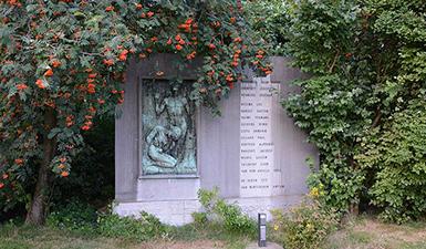 Mémorial aux résistants de l'université d'Anvers