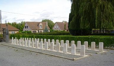 Carré militaire du Commonwealth du cimetière communal d'Ath