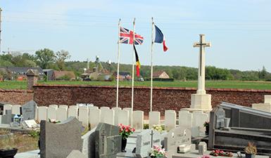 Carré militaire du Commonwealth du cimetière communal d'Audregnies