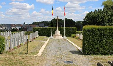 Carré militaire du Commonwealth du cimetière de Cuesmes (Mons)