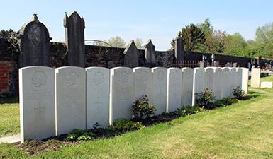 Sépultures militaires du Commonwealth du cimetières d'Elouges