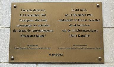 Plaque "Orchestre rouge"