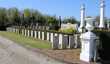 Carré militaire du Commonwealth du cimetière communal de Frameries