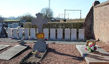 Sépultures militaires du Commonwealth du cimetière communal d'Irchonwelz