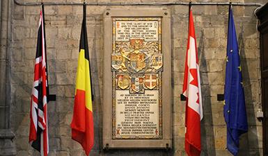 Mémorial de l'Empire britannique de la cathédrale de Mons