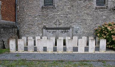 Sépultures militaires du Commonwealth du cimetière de Ramegnies-Chin