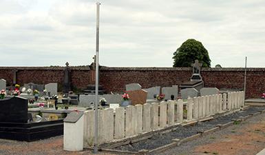 Sépultures militaires du Commonwealth du cimetière communal de Roisin