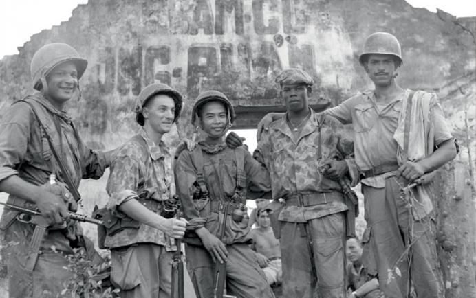 A tribute to French soldiers killed in Indochina
