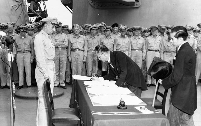 2 septembre 1945 : fin de la guerre du Pacifique et de la Seconde Guerre mondiale