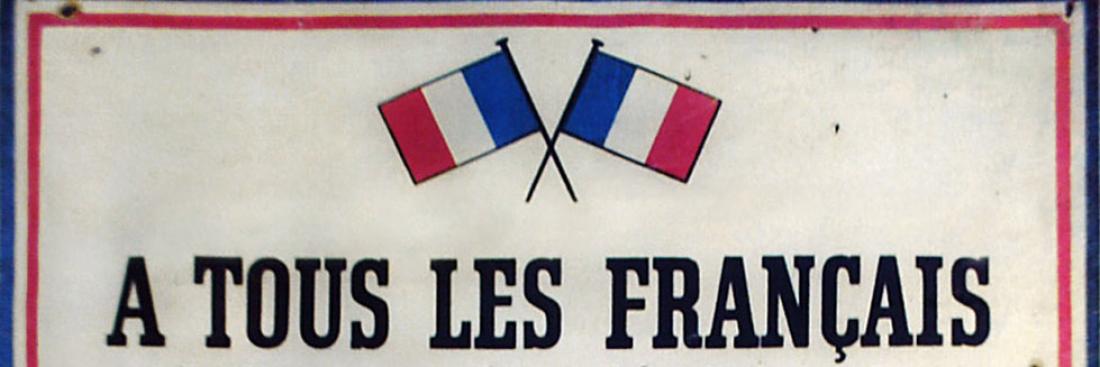L'affiche « À tous les Français » publiée début août 1940. 