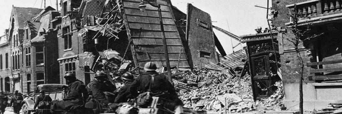 10 mai 1940. Entrée des régiments français en Belgique. Source : ECPAD