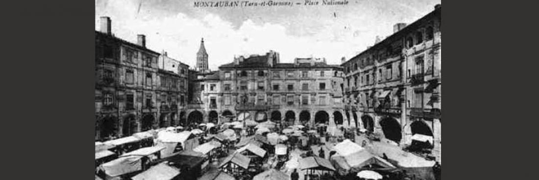 Place Nationale à Montauban.