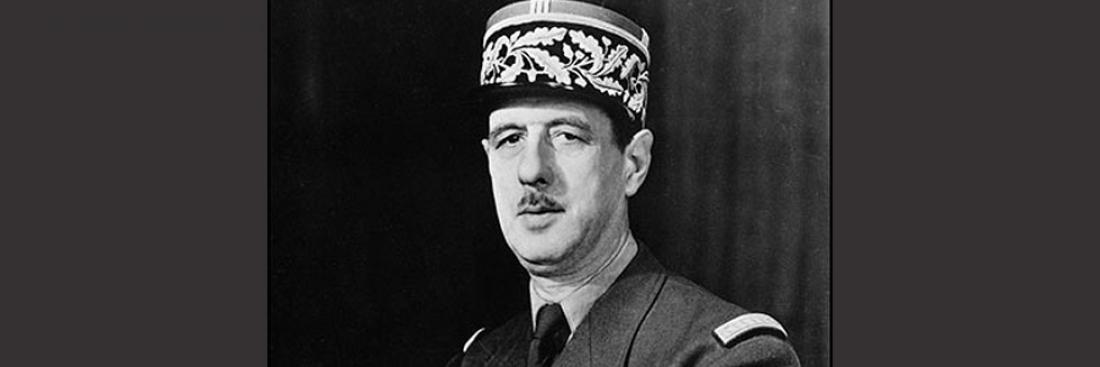 Le général de Gaulle.