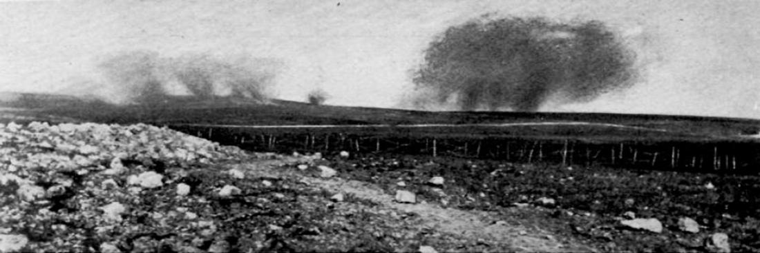 Le Mort-Homme et la côte 304 en mai 1916. 