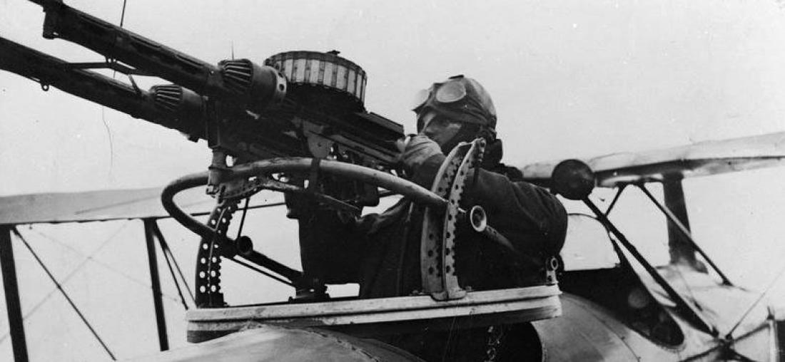 Loading bombs on a Farman 40