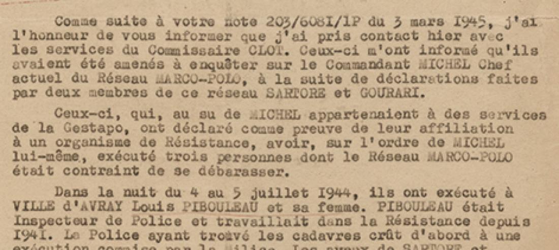 Photo anthropométrique de Jean Sartore dit