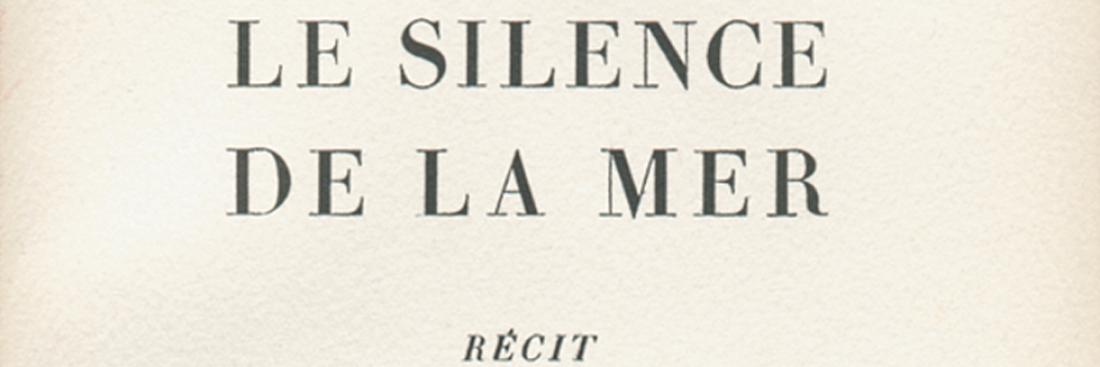 First public edition of Le Silence de la Mer, published by Les Éditions de Minuit