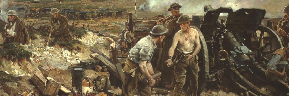 La Bataille de Vimy. peinture de Richard Jack. La Bataille de Vimy. peinture de Richard Jack.