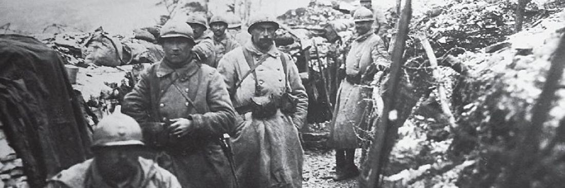 Asiago Plateau, 17 June 1918, during the Austrian offensive. Source: Public domain.