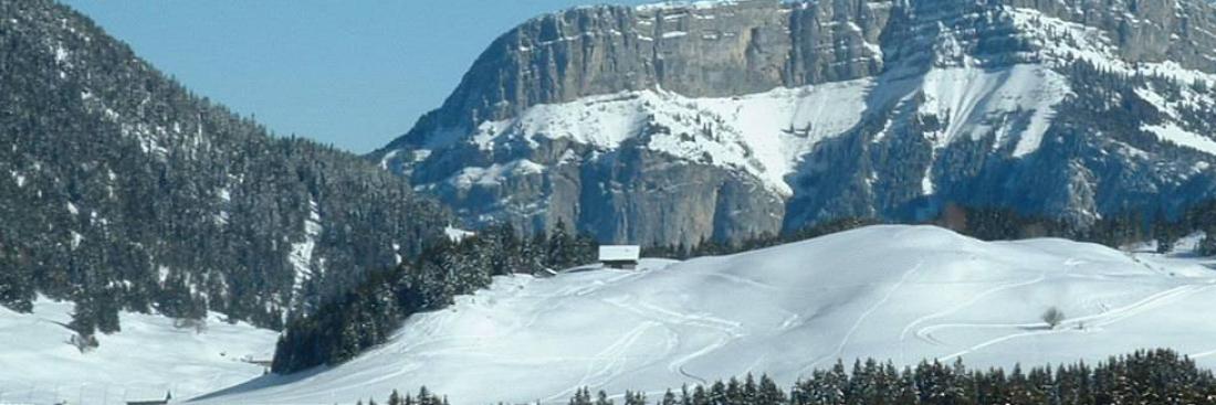 Das Plateau der Glières. Quelle: Association Haute Savoie Nordic Das Plateau der Glières. Quelle: Association Haute Savoie Nordic