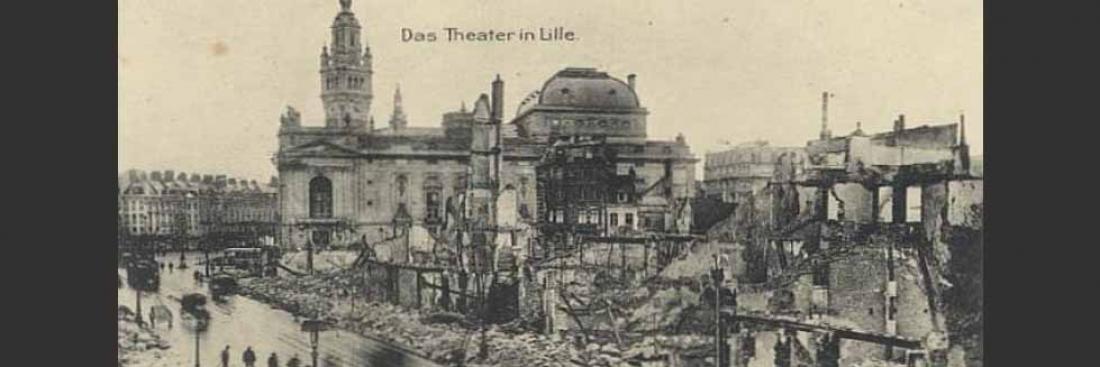 La destruction du théâtre de Lille. 