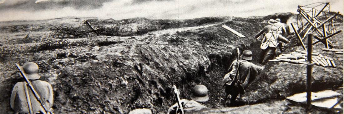 Attaque allemande à Verdun. 