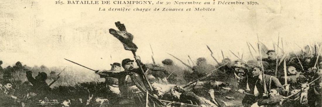 Die Artillerie in Bewegung Schlacht von Champigny