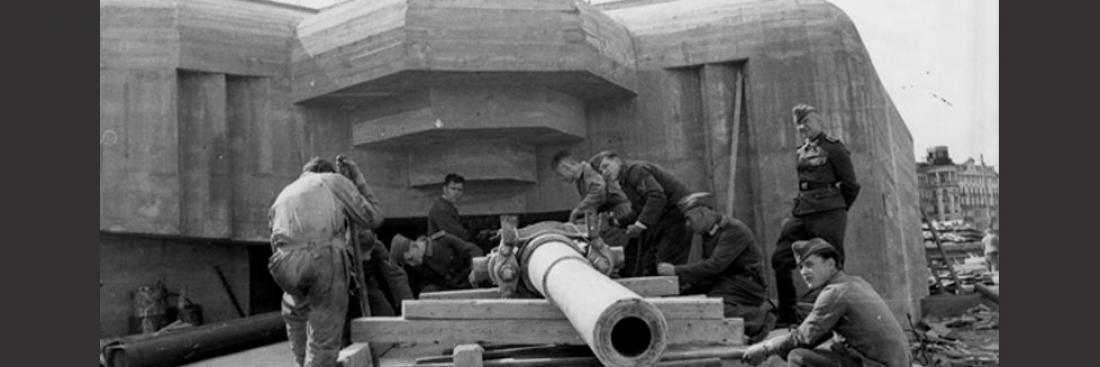 Nord de la France - Mur de l'Atlantique, bunkers. 