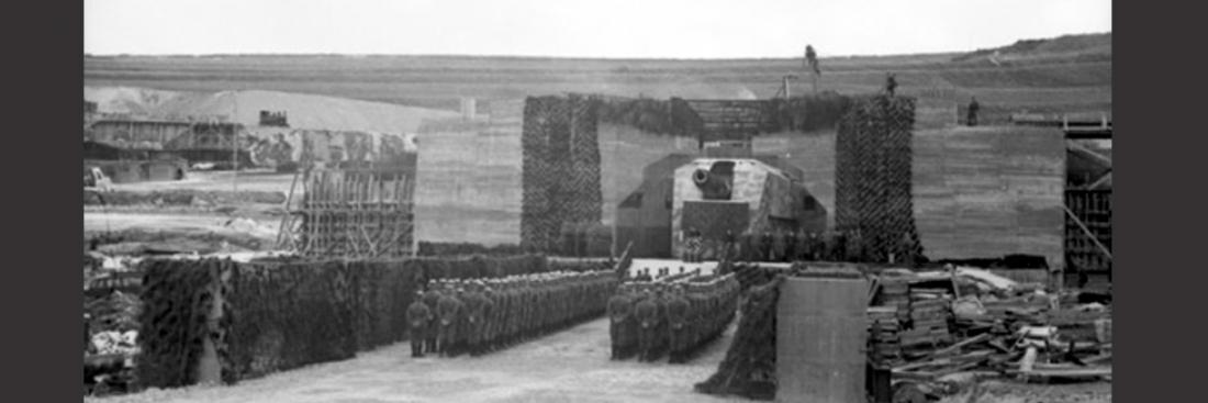 Batterie Lindemann en France. 1942. Batterie Lindemann en France. 1942.