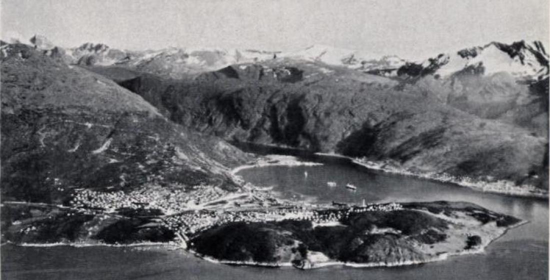 Narvik in 1940. HMSO
