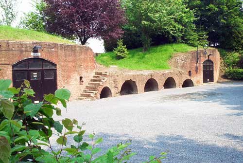 Fort de Bondues - cour des batteries